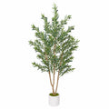 Árbol Artificial de Olivo con Maceta Verde 180 cm
