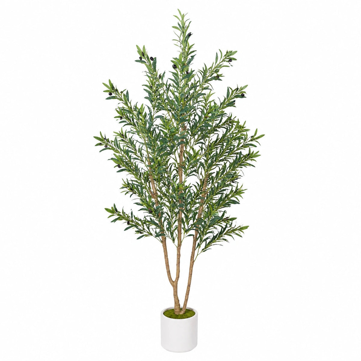 Árbol Artificial de Olivo con Maceta Verde 180 cm