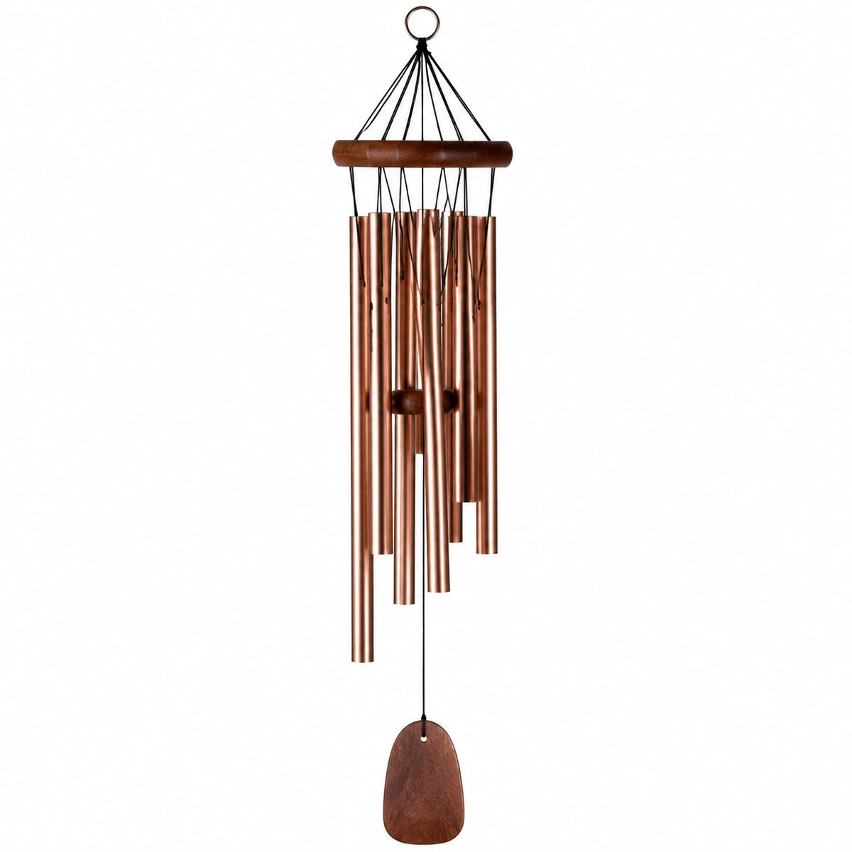 Campana de Viento de Tubos de Cobre de 80 cm para Exteriores